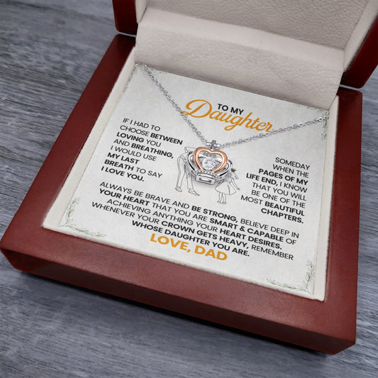 Gift To my Daughter- Crown Pendant