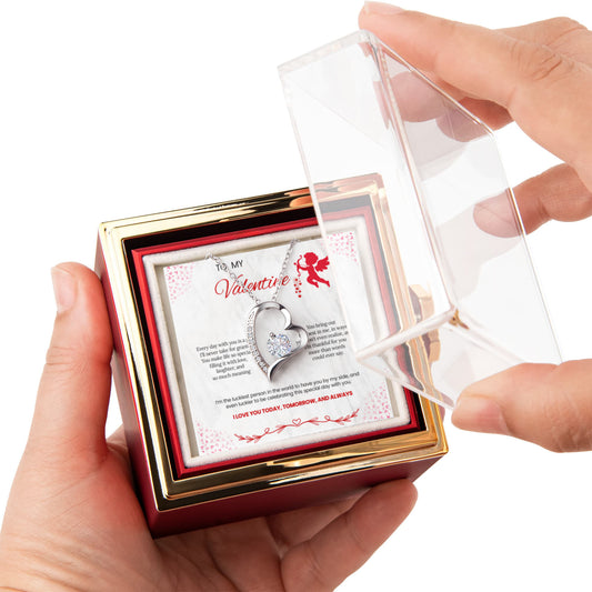 Forever Love with Rotating Rose Gift Box