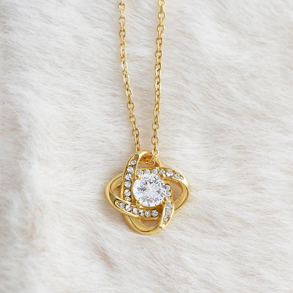 Gift To My Daughter- Love Knot Necklace