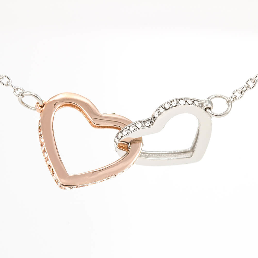 Gift To My Granddaughter-Interlocking Heart Necklace