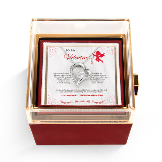 Forever Love with Rotating Rose Gift Box