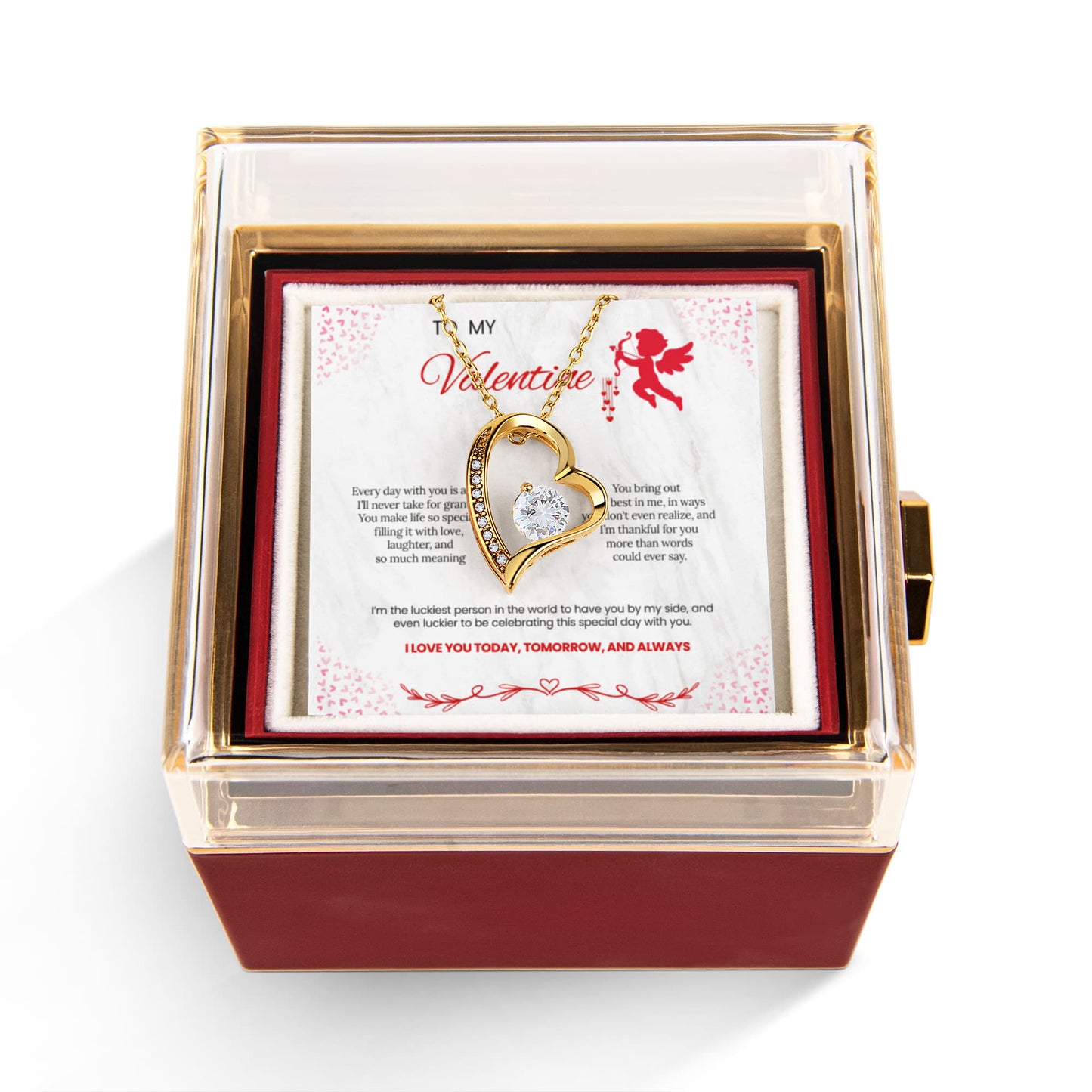 Forever Love with Rotating Rose Gift Box