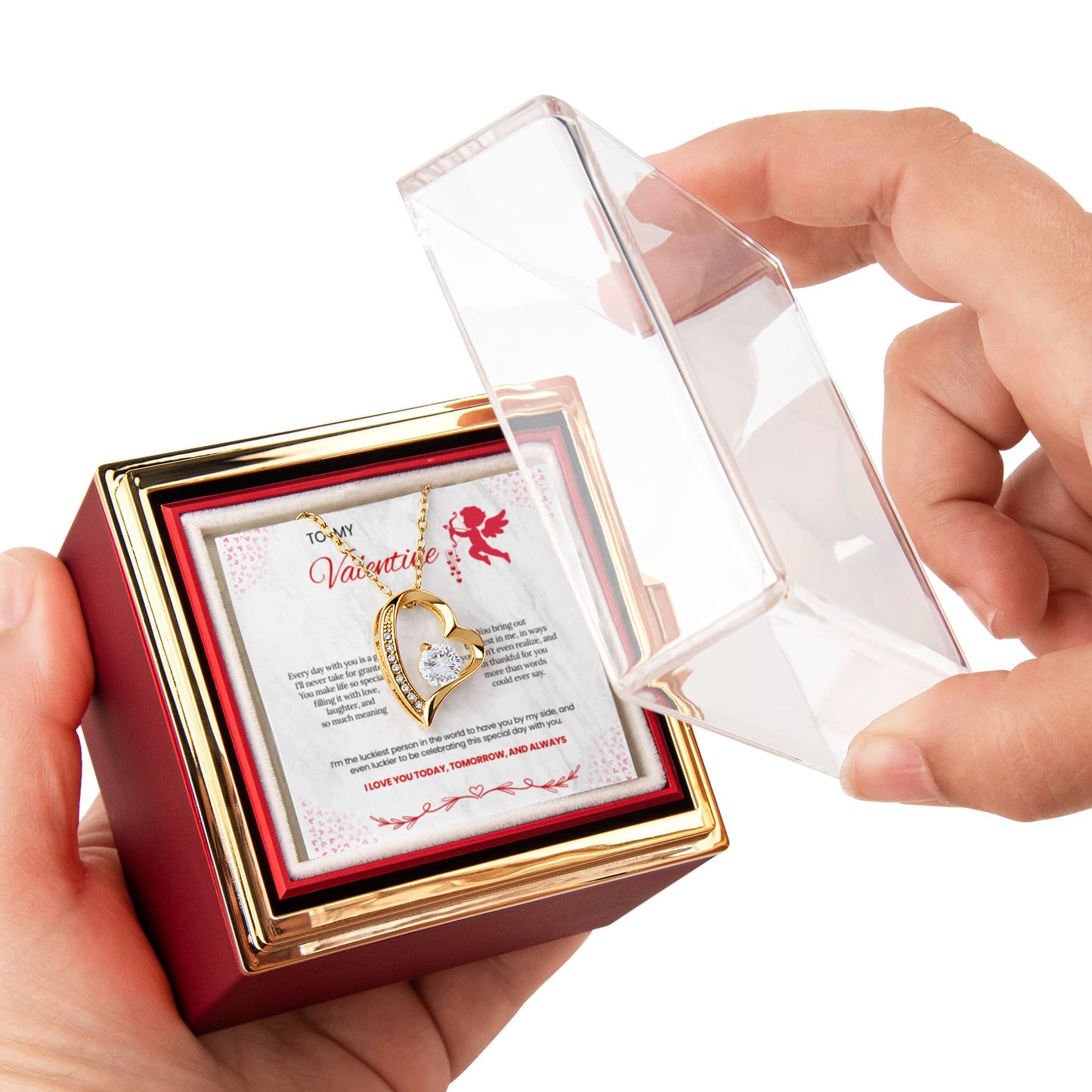 Forever Love with Rotating Rose Gift Box
