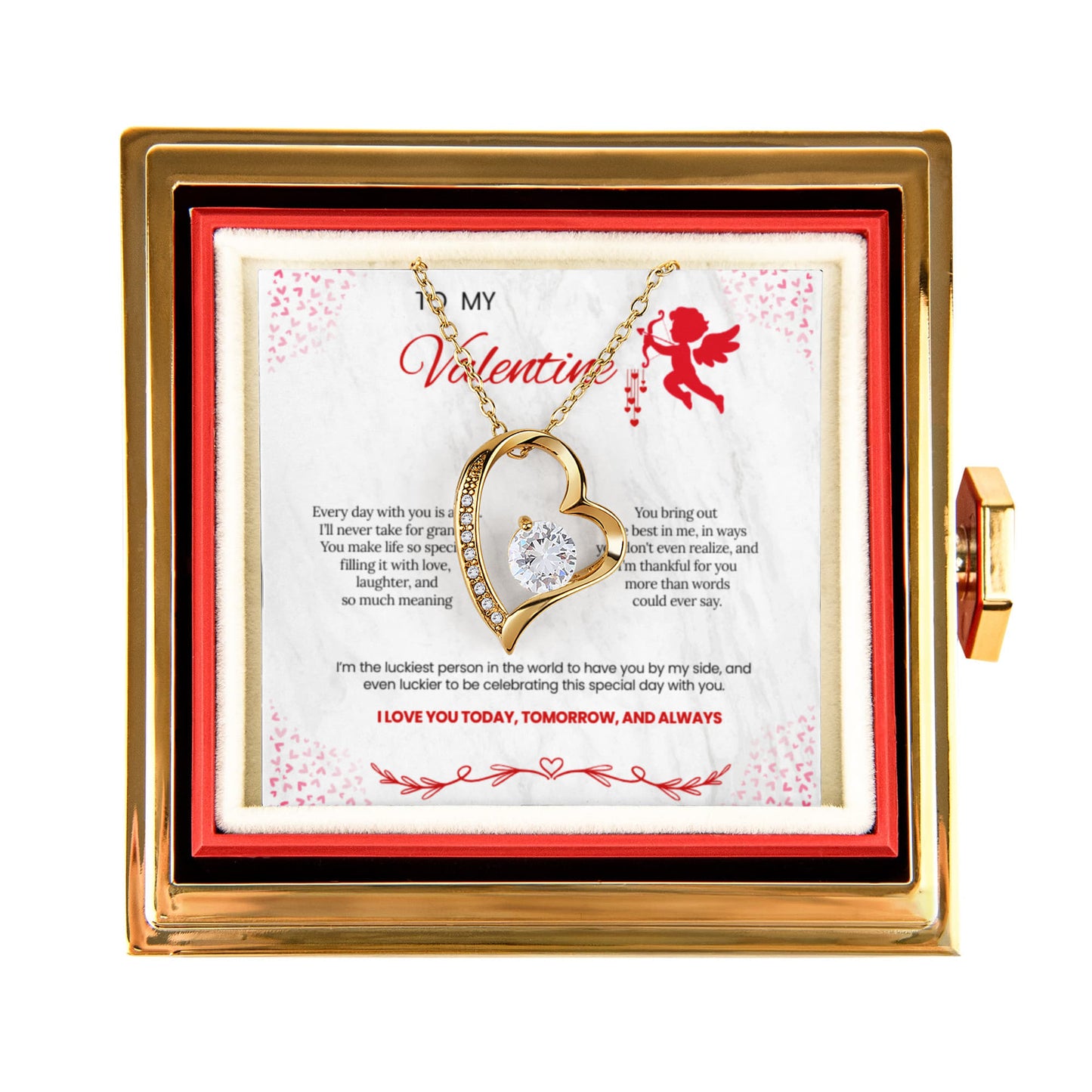 Forever Love with Rotating Rose Gift Box